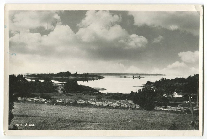 Ahvenanmaa Lemland Nåtö, kulkenut 1957