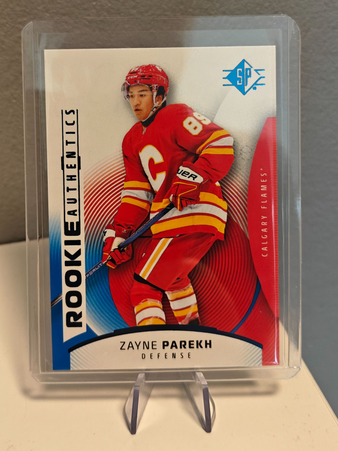 2025-26 SP Zayne Parekh Rookie Authentics #133 RC Calgary