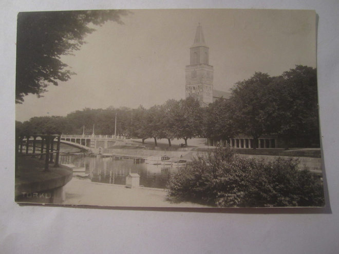 VANHA Postikortti Turku 1930-l  Alkup.Mallikappale