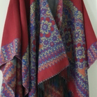 Hupullinen Viitta / viittamainen Poncho Huivi / Shaali - pikkukuva 1