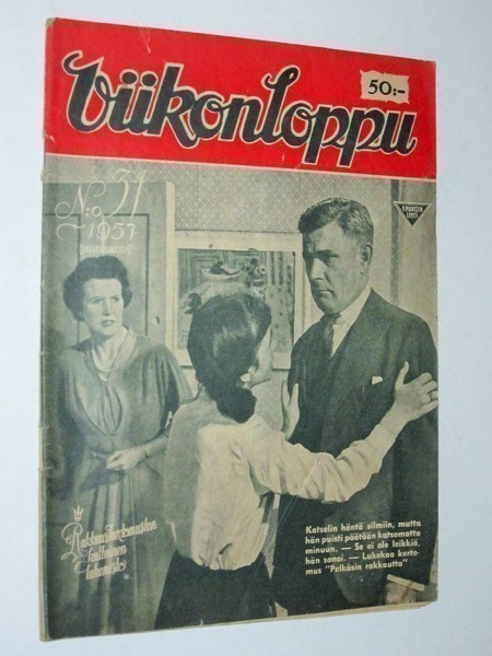 Viikonloppu - kertomuksia Suomen kodeille no 31 / 1957