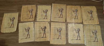Egyptiläinen papyrus maalaus