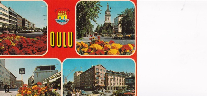 Oulu, vaakuna, sommitelmakortti   b687