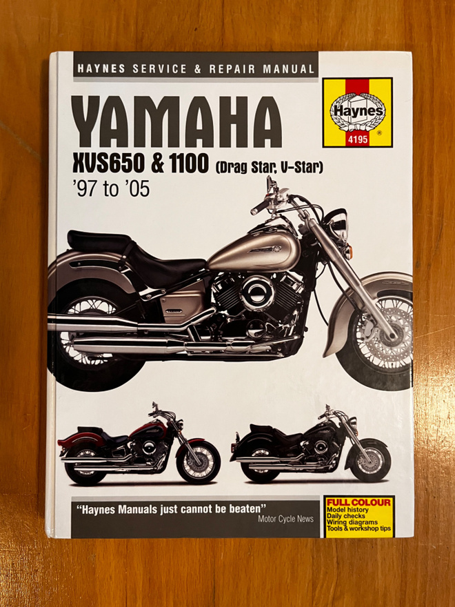 Haynes -korjausopas, Yamaha XVS 650 & 1100 (Drag star, V-Sta