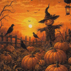 Halloween linnunpelätin ja korpit - pikkukuva 1