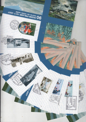 2007 Postin näyttelyleimojen paketti