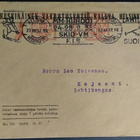 Lahti MM-38 viestillinen frankkeerausleimakirjeellä 1937 - pikkukuva 1