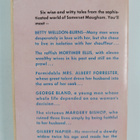 W. Somerset Maugham : 6 stories written in the First Pers... - pikkukuva 2