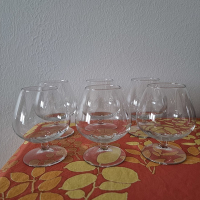 Konjakkilasit/aromilasit/brandylasit