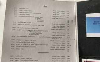 Suomen Postimerkit v. 1988