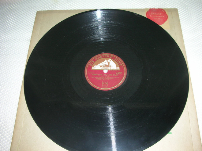 Vanha savikiekko  rpm 78 Lp