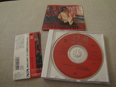 Bruce Springsteen Lucky Town cd japani obi 1992