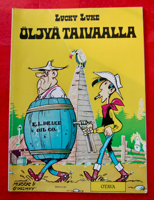 Lucky Luke ~ Öljyä taivaalla