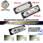 MB W202 / W210 LED rekisterikilven valot — kirkk - pikkukuva 2