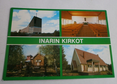 Inari, Inarin kirkot, nelikuvakortti, ei p.