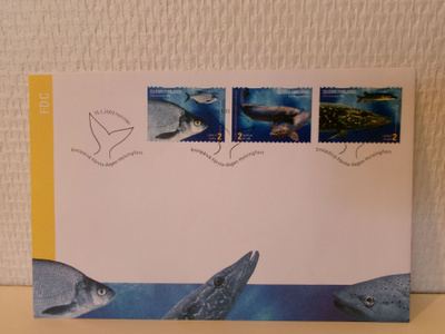 FDC- ensipäiväkuori - Maakuntakalat - 2003