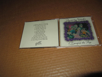 Poverty Stinks CD L`Epoque du Pop v.1993 UUSI !