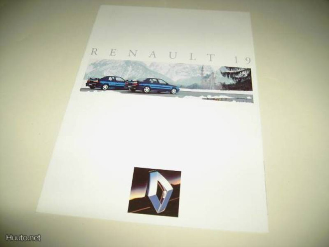 Myyntiesite Renault 19 -  5/1992