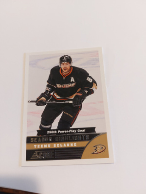 2013-14 Score #590 Teemu Selänne SH