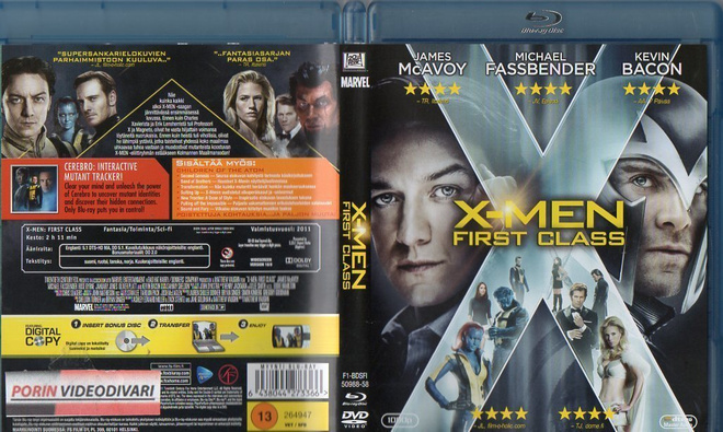 X-MEN FIRST CLASS	(45 797)	k	-FI-	BLUR+DVD	(2)	james mcavoy