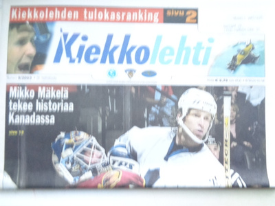 Kiekkolehti Nro 8/2003 (17.1)