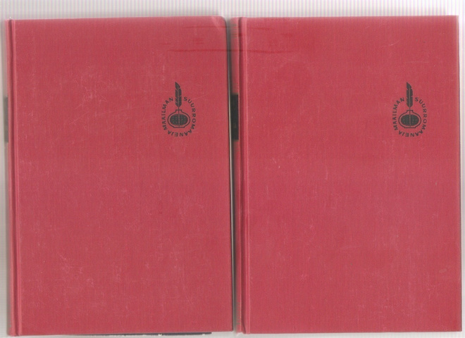 Tolstoi, Leo: Anna Karenina 1 - 2, WSOY 1962. 8.p., sid., K3
