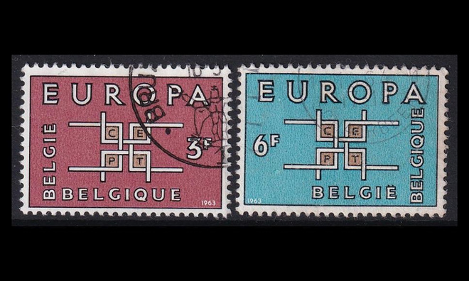 Belgia 1320-1 o Europa (1963)