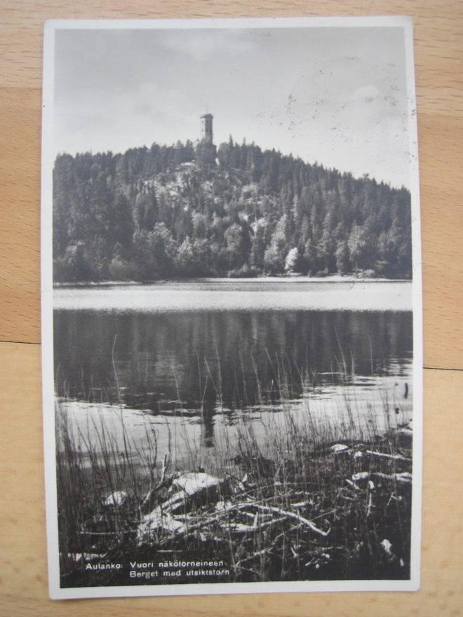VANHA Postikortti Aulanko Hämeenlinna 1934