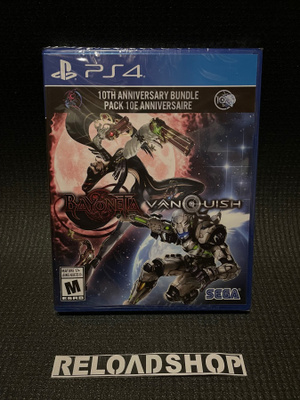 Bayonetta & Vanquish 10th Anniversary Bundle PS4 US - UUSI