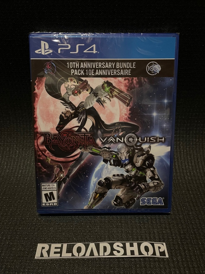 Bayonetta & Vanquish 10th Anniversary Bundle PS4 US - UUSI