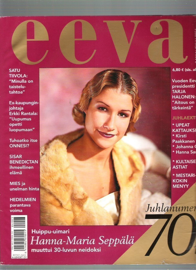 Lehdet, 8 kpl. , alkaen 1940 - Juhlanumero 2004.