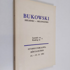 Bukowski Helsinki-Helsingfors : Luettelo no/Katalog nr 4,... - pikkukuva 1