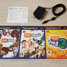 PS2: EyeToy-kameraohjain + 3 kpl EyeToy -peliä - pikkukuva 1