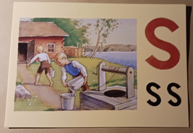 Rudol Koivu: S (Suomen lasten Aapinen), ei p.