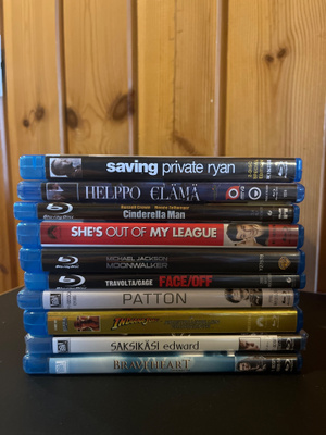 10 kpl blu-ray paketti