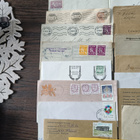 TYHJIÄ KÄYTETTYJÄ KIRJEKUORIA POSTIMERKEIN 23 KPL - pikkukuva 2