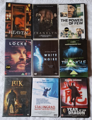Elokuvapaketti DVD 9 kpl.