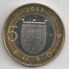 2011 5 € Ahvenanmaa maakuntaraha - pikkukuva 1