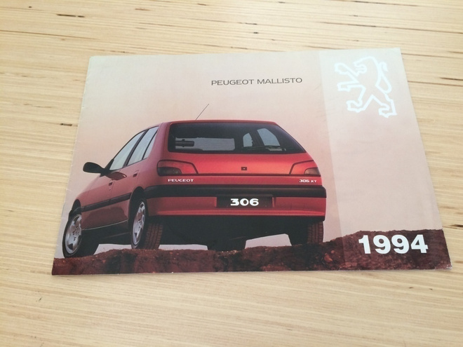 Myyntiesite - Peugeot mallisto - 1994