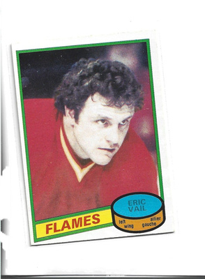 ERIC VAIL - CALGARY - 1980-81 O-PEE-CHEE # 15