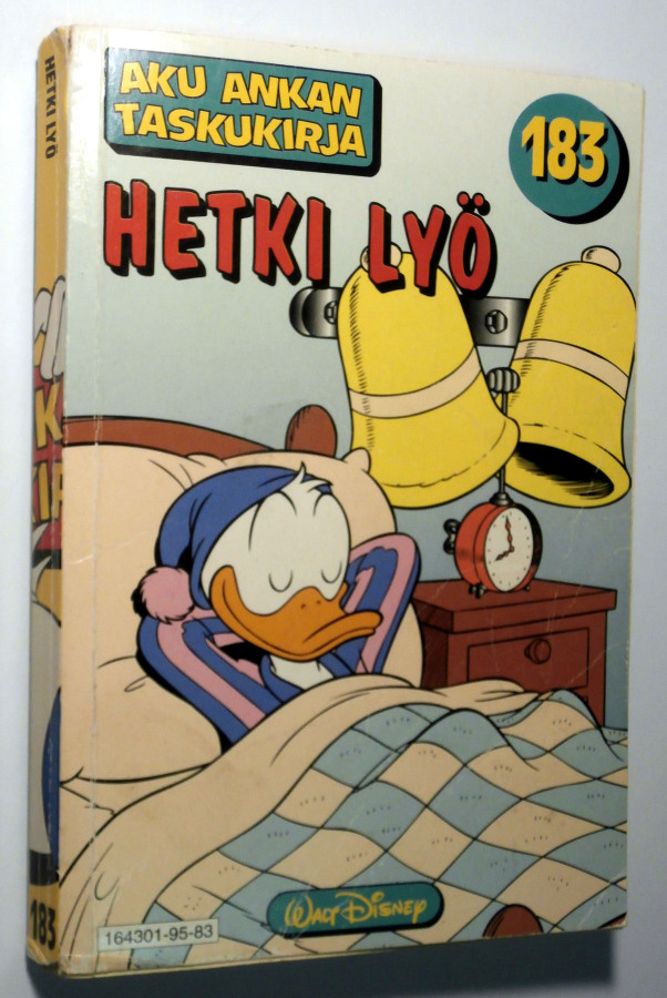 Aku Ankan taskukirja 183 - Hetki lyö - 1.painos 1995