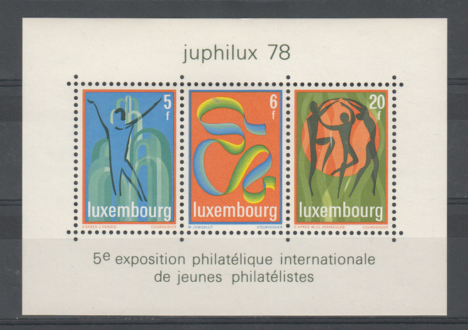 LUXEMBURG 1978 juphilux blokki