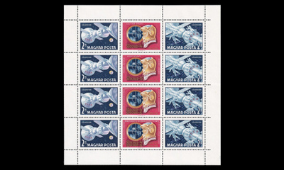 Unkari 2492-3kb ** Avaruus Sojus 4 ja 5 telakoituminen (1969