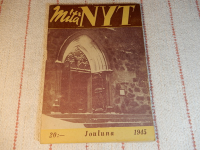 MITÄ NYT  -LEHTI   JOULUNA 1945