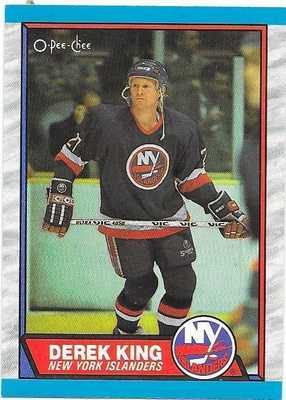 1989-90 OPC #6 Derek King New York Islanders RC