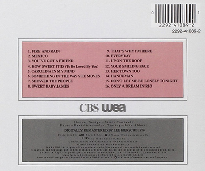 JAMES TAYLOR - CLASSIC SONGS