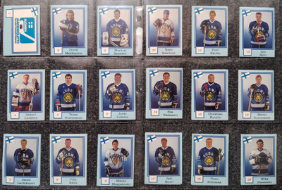 1992 Semic Jääkiekko tarrat alkaen 2€/kpl