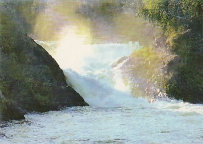 Postikortti, KUUSAMO, Jyrävänköngäs Kitkanjoessa
