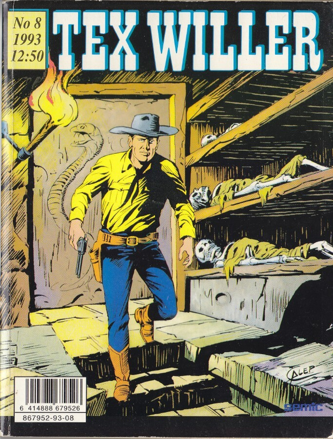 Tex Willer 8/1993 Petturi 4/4, Teatterimurha 1/4