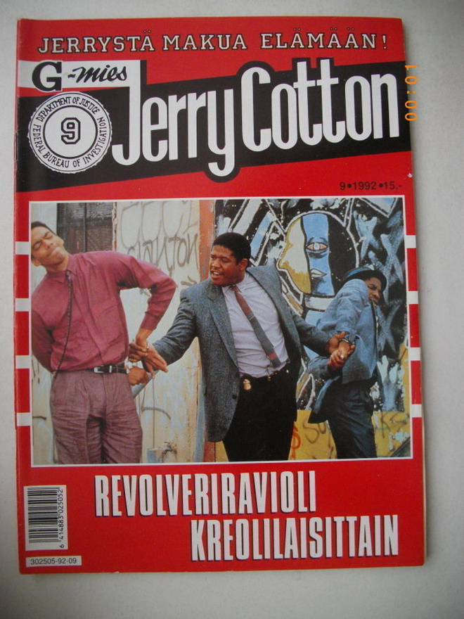 Jerry Cotton 9/1992: Revolveriravioli kreolilaisittain (21.5